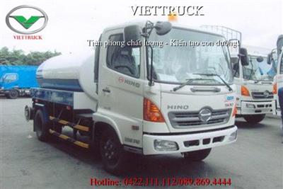 Xe bồn thông tắc cống  5 khối ( 5000 lít) Hino FC - Hệ chuyên dùng nhập khẩu Thái Lan